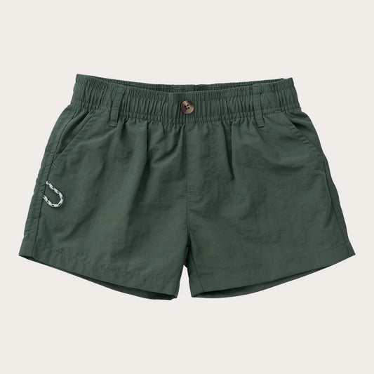 Boys' Outrigger Performance Short Camping Green