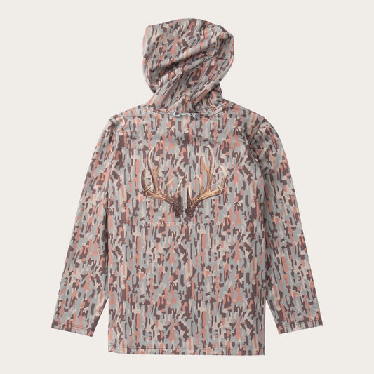 Boys' Pro Performance Hoodie T-shirt Neutral Stay in the Lines Camo