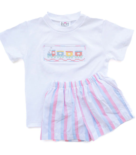 Train Beau T-Shirt/Shorts Set