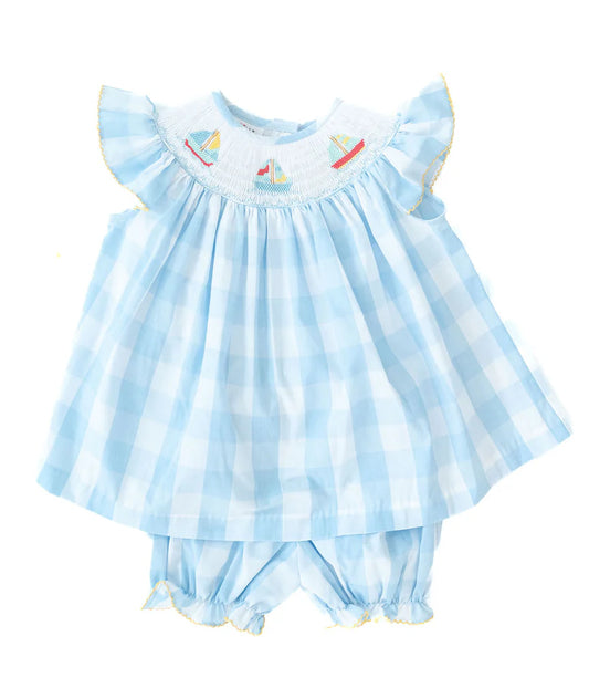 Sailboat Annabelle Bloomer Set