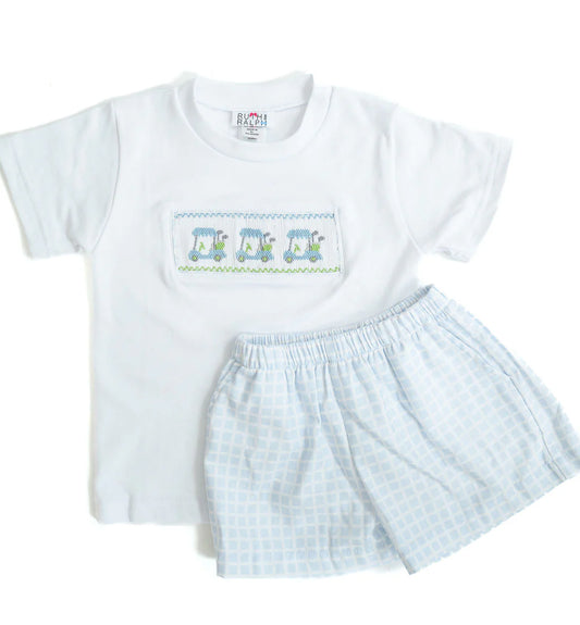 Golf Beau T-Shirt/Shorts Set Blue