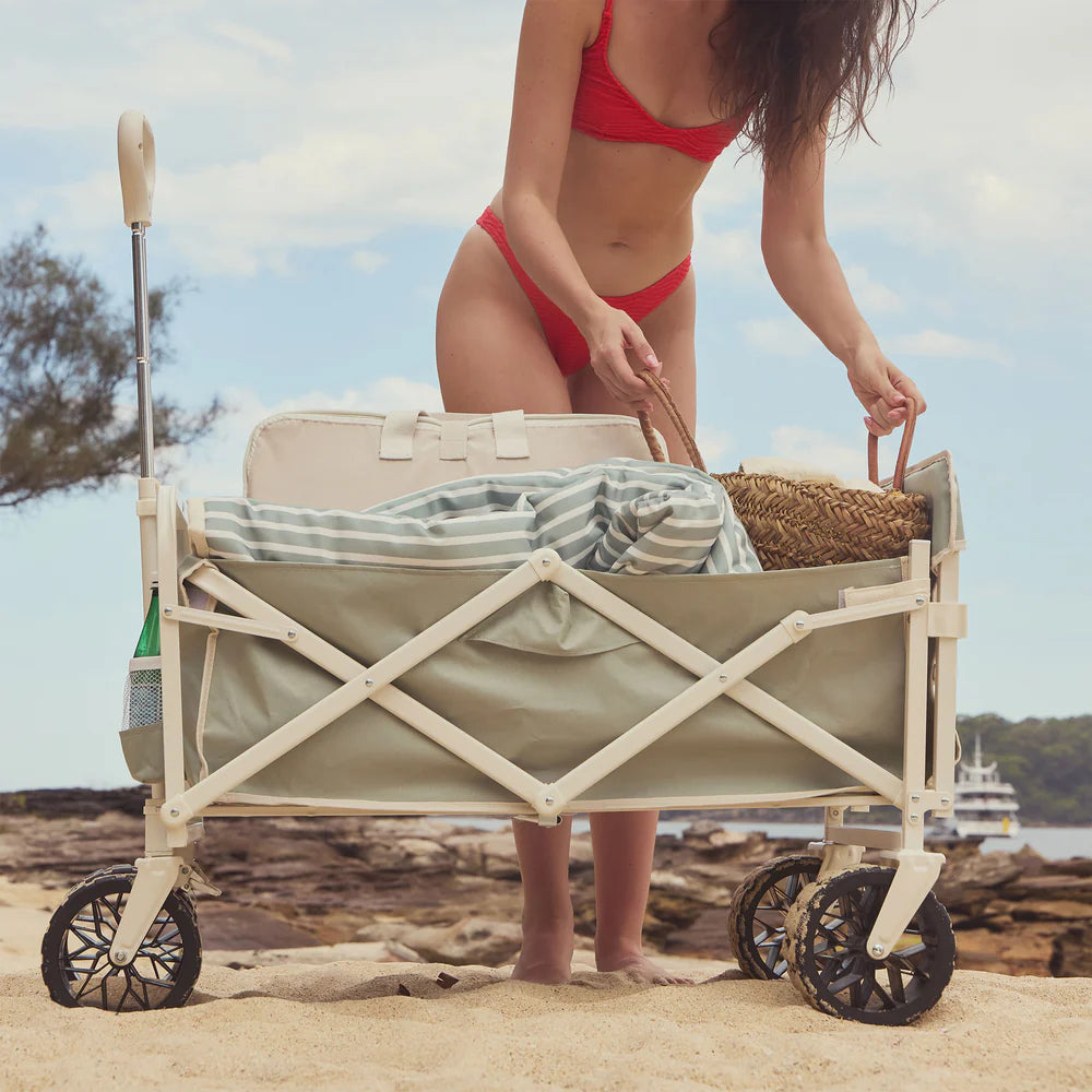 Beach Cart Seagrass Sage