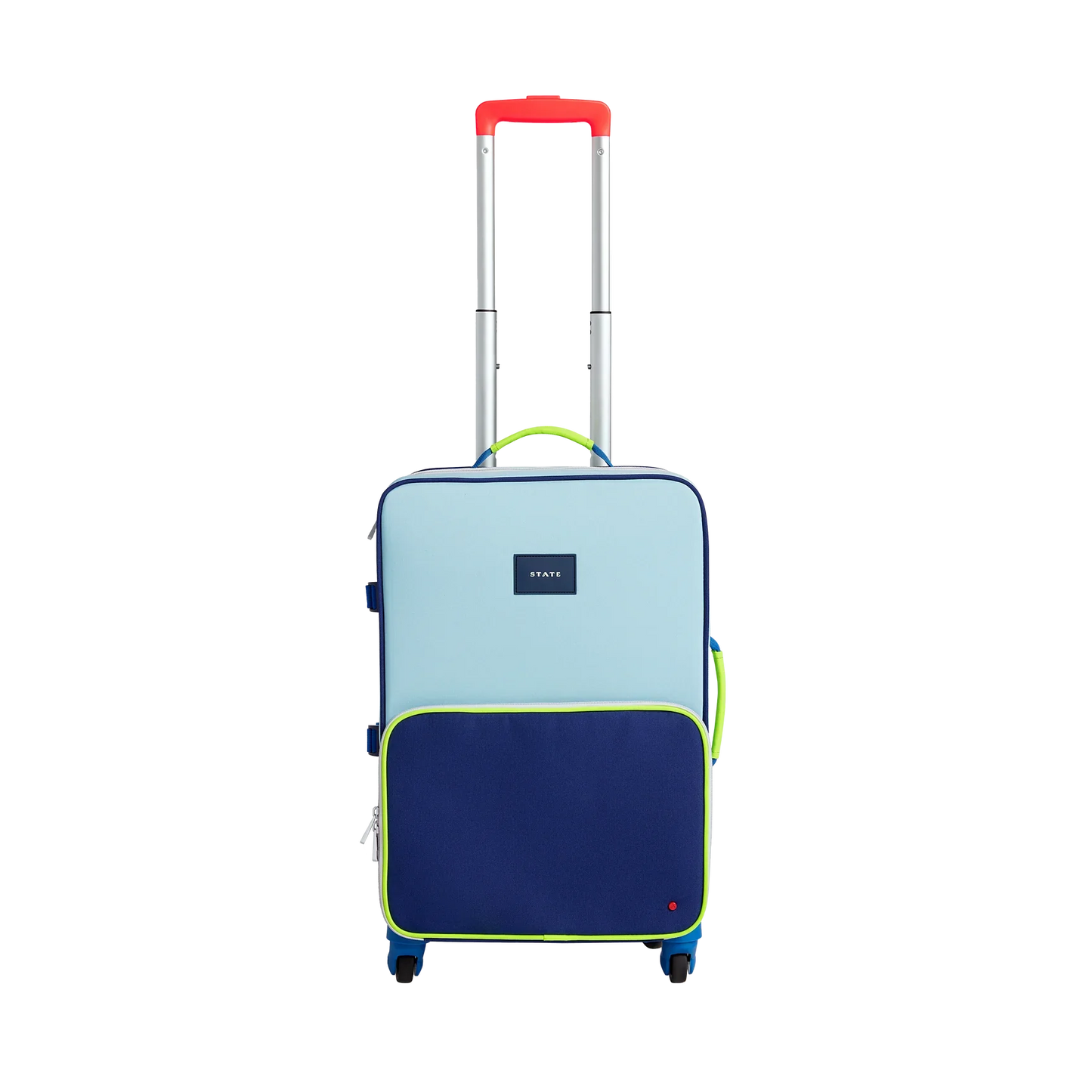 Logan Carry-On Suitcase Navy/Neon