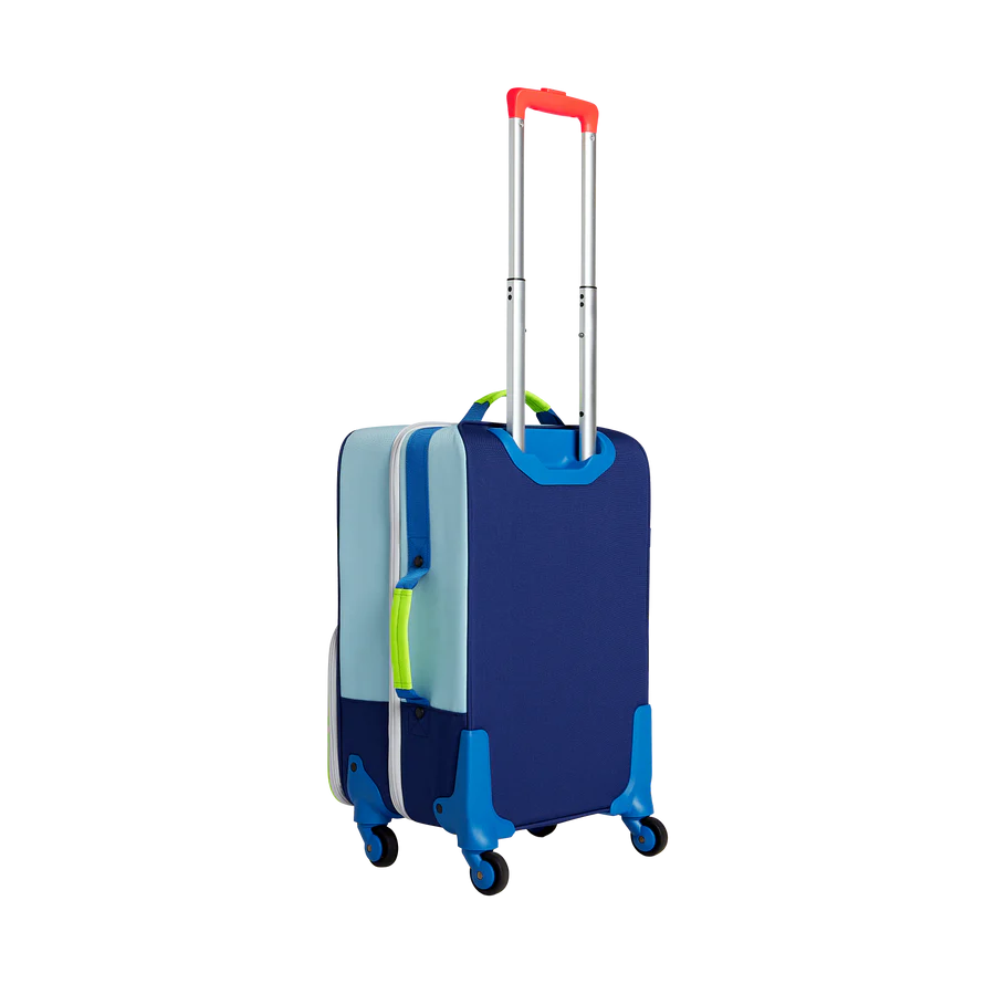 Logan Carry-On Suitcase Navy/Neon