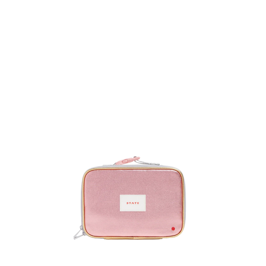 Rodgers Lunch Box Pink/Silver