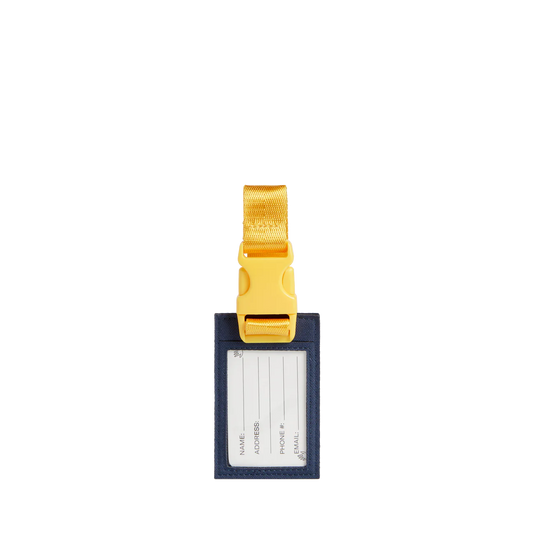 Logan Luggage Tag Green/Navy