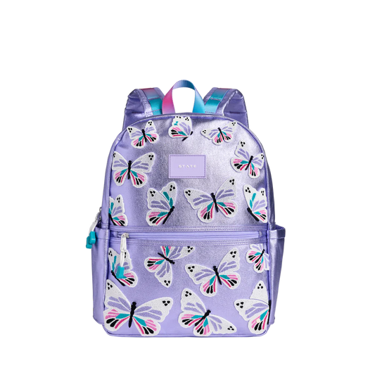 Kane Double Pocket Backpack 3D Butterflies