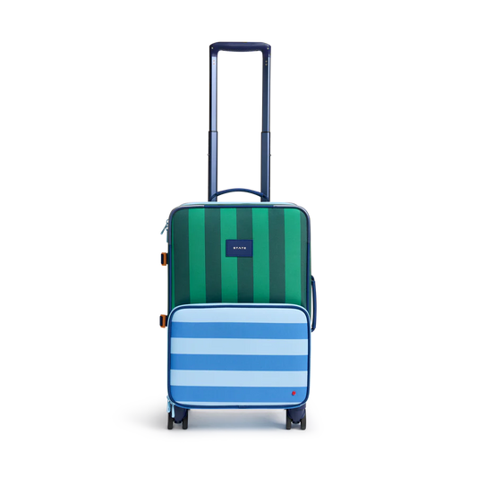 Logan Carry-On Suitcase Stripe