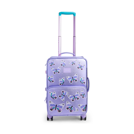 Logan Carry-On Suitcase Butterfly