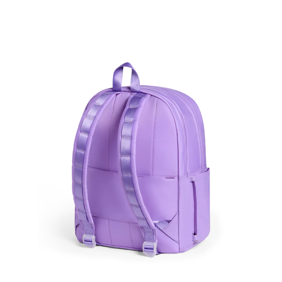 Kane Double Pocket Backpack Lilac Chevron Puffer
