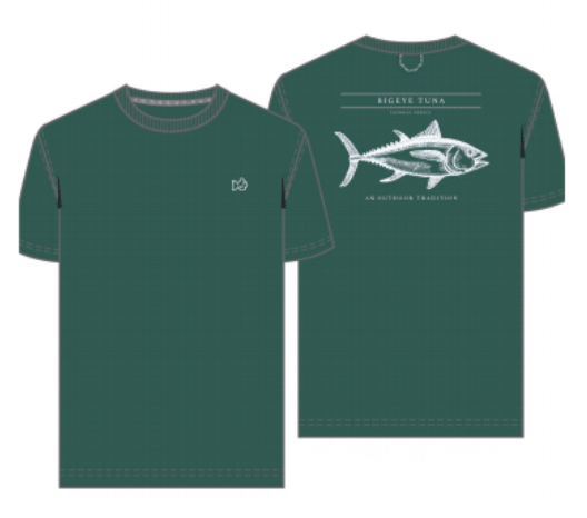 SS Pro Performance T-shirt Green Fish