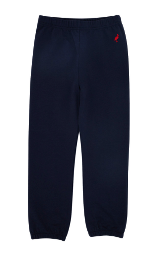 Gates Sweeney Sweatpant Pima Nantucket Navy/Richmond Red