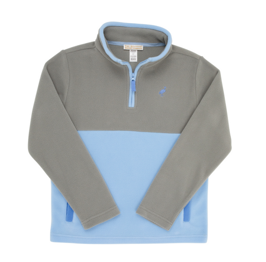 Hayword Half Zip Fleece Grantley Grey/Beale Street Blue