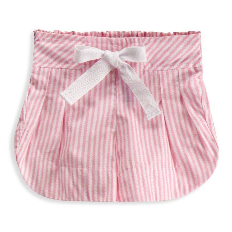Printed Whitley Skirt Pink Bubble Stripe