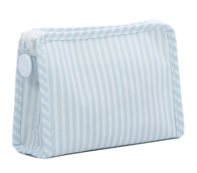 Roadie Small Zip Pouch Pimlico Stripe Blue
