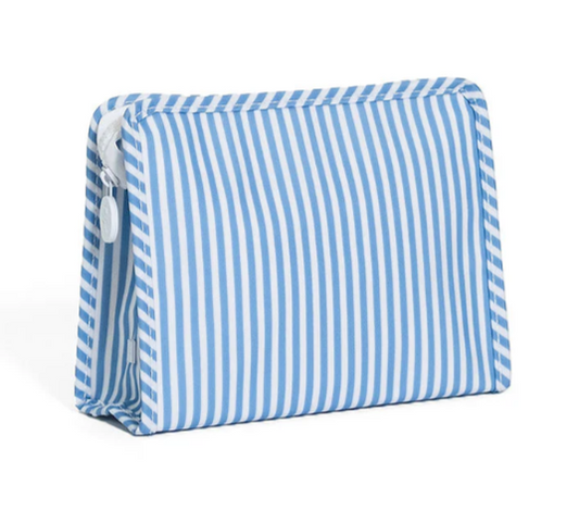 Roadie Medium Zip Pouch Pimlico Stripe Chambray