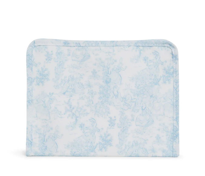 Roadie Medium Zip Pouch Bunny Toile Blue