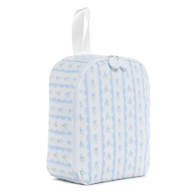 Bring It Lunch Bag Ribbon Floral Blue