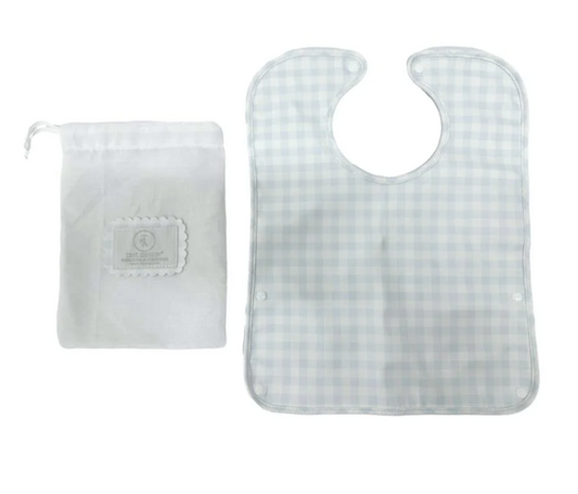 Best Bib Pimlico Check Blue 2pc Pre-Pack