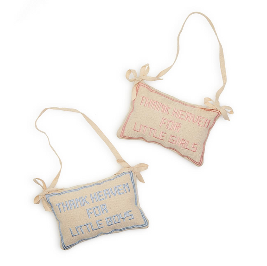 Thank Heaven Pillow Door Hanger Decor