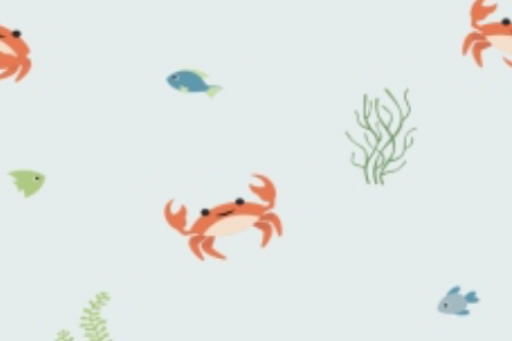 Crab Zippered Footie