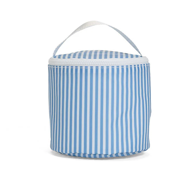 Snack Bag Pimlico Stripe Chambray