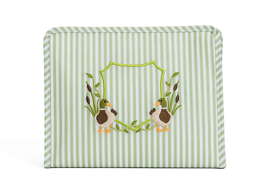 Roadie Large Zip Pouch Pimlico Duck Sage