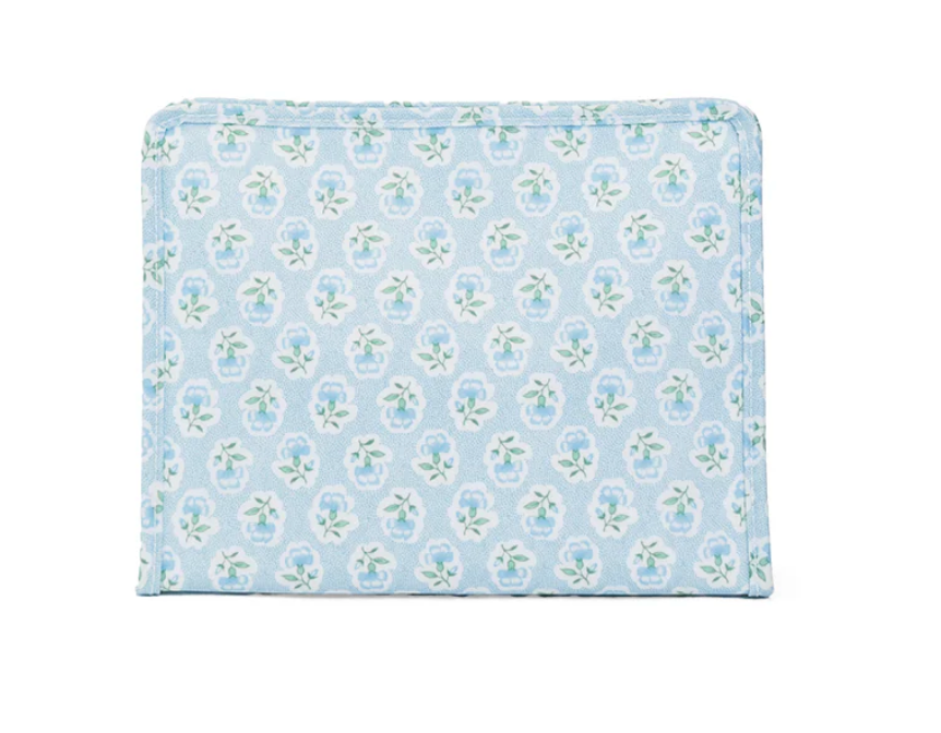 Roadie Large Zip Pouch Petite Fleur Blue