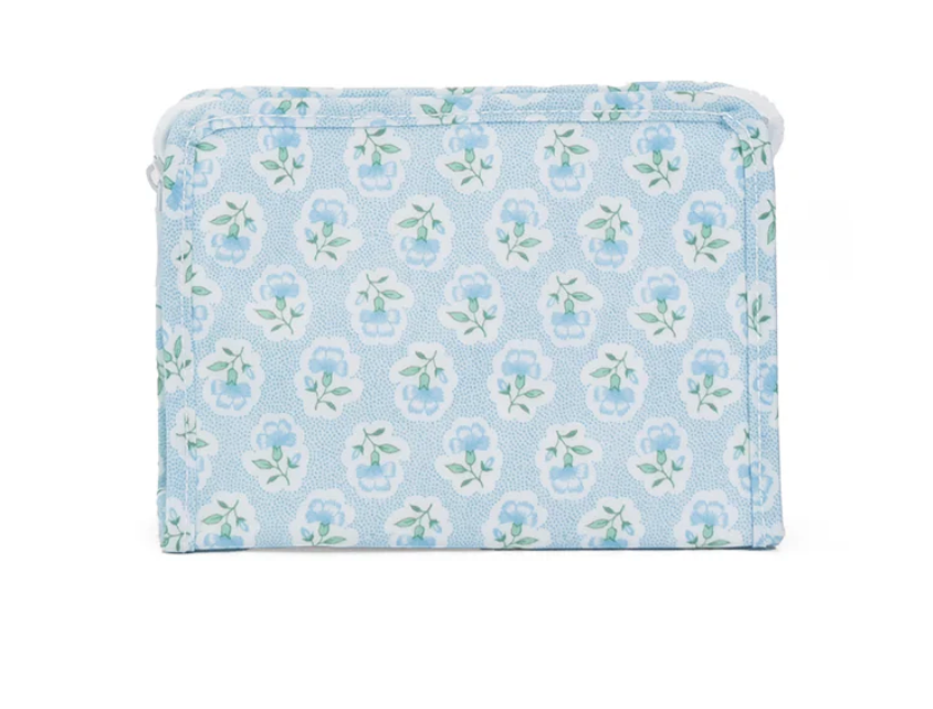 Roadie Medium Zip Pouch Petite Fleur Blue