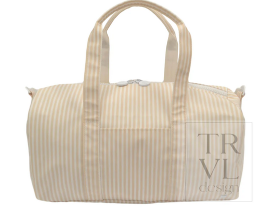 Weekender Pimlico Stripe Sand Duffel Bag