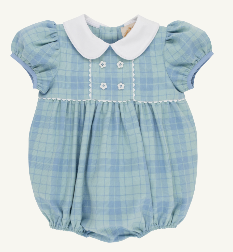 Cindy Lou Bubble Woven Yarn Audubon Park Plaid Worth Ave White