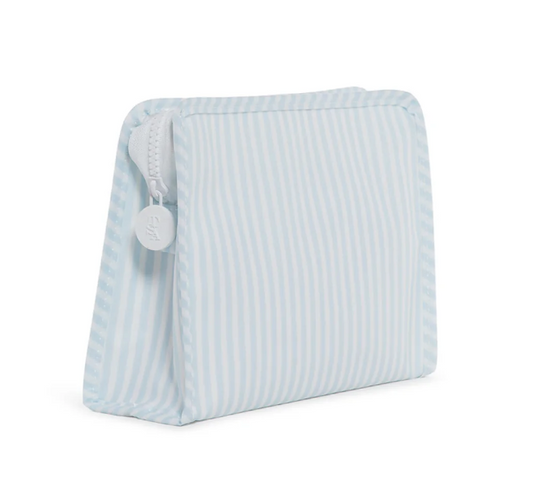 Roadie Medium Zip Pouch Pimlico Stripe Blue
