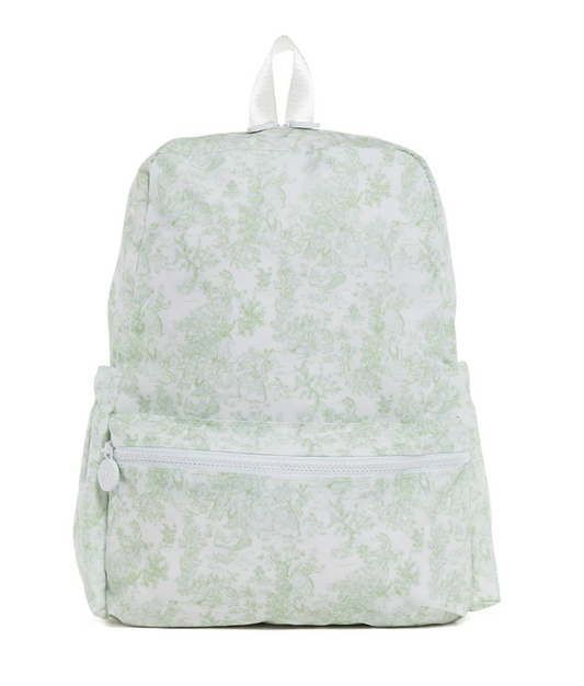 Backpacker Backpack Bunny Toile Green