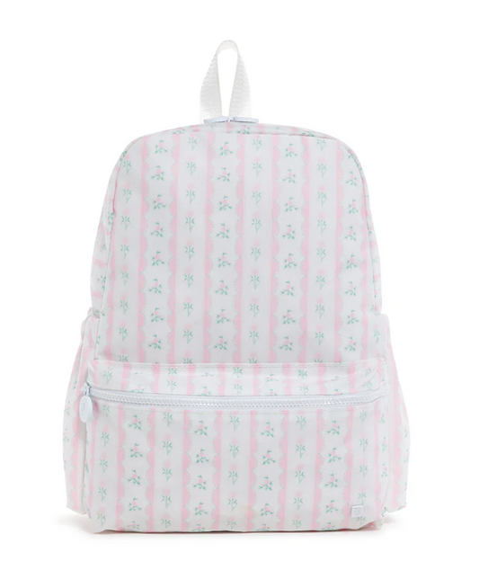 Backpacker Backpack Ribbon Floral Pink