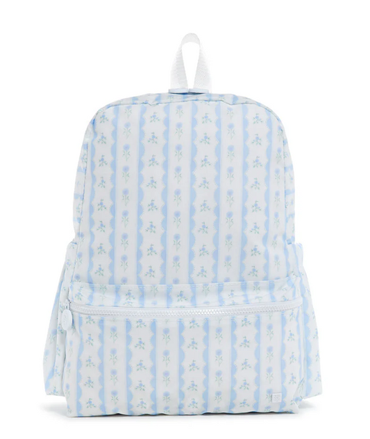 Backpacker Backpack Ribbon Floral Blue