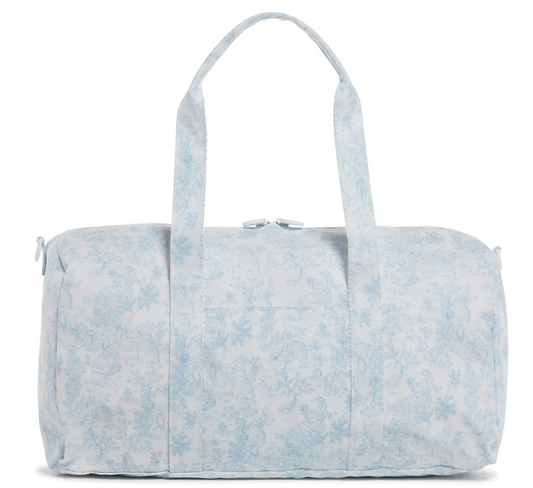 Weekender Bunny Toile Blue Duffel Bag