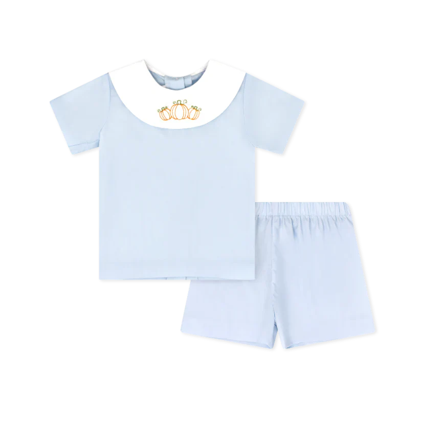 Owen Short Set Classic Blue Broadcloth