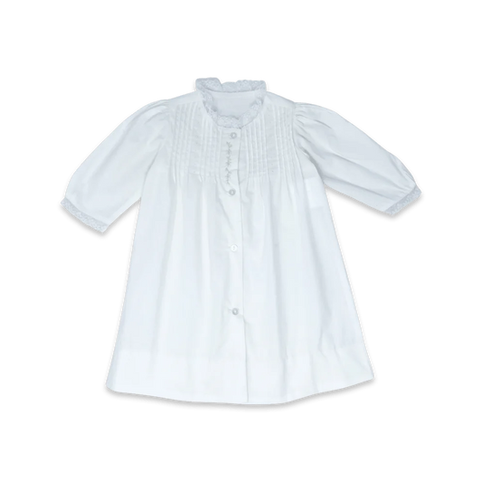 1956 Daygown Blessings White with Floral Embroidery