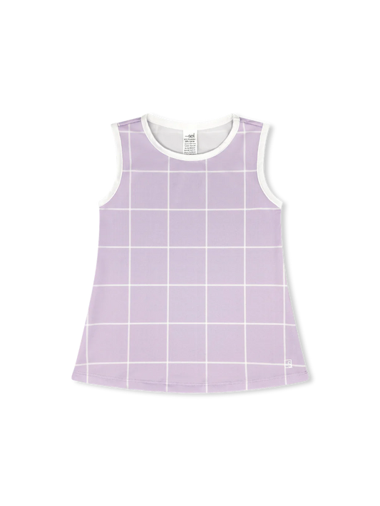 Tori Tank Petal Purple Willington Windowpane/Pure Coconut