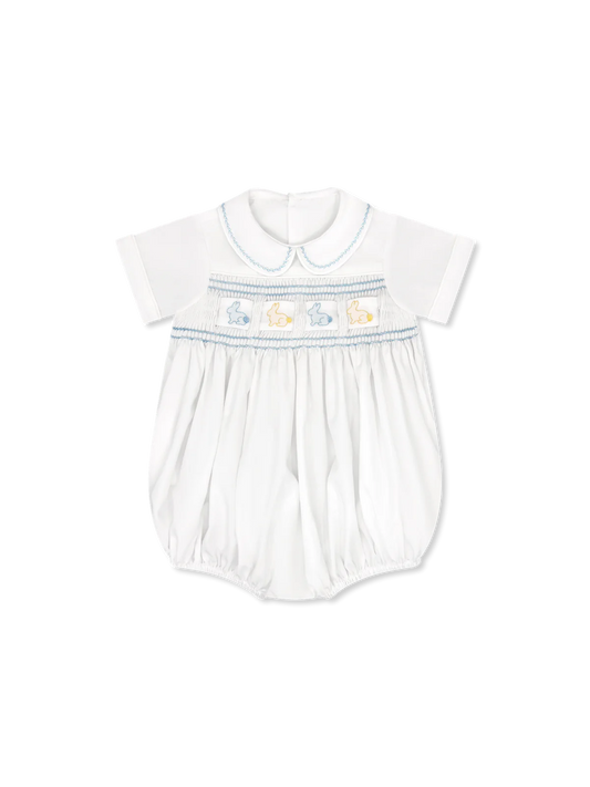 Noah Ribbon Bubble Blessings White/Beaumont Blue
