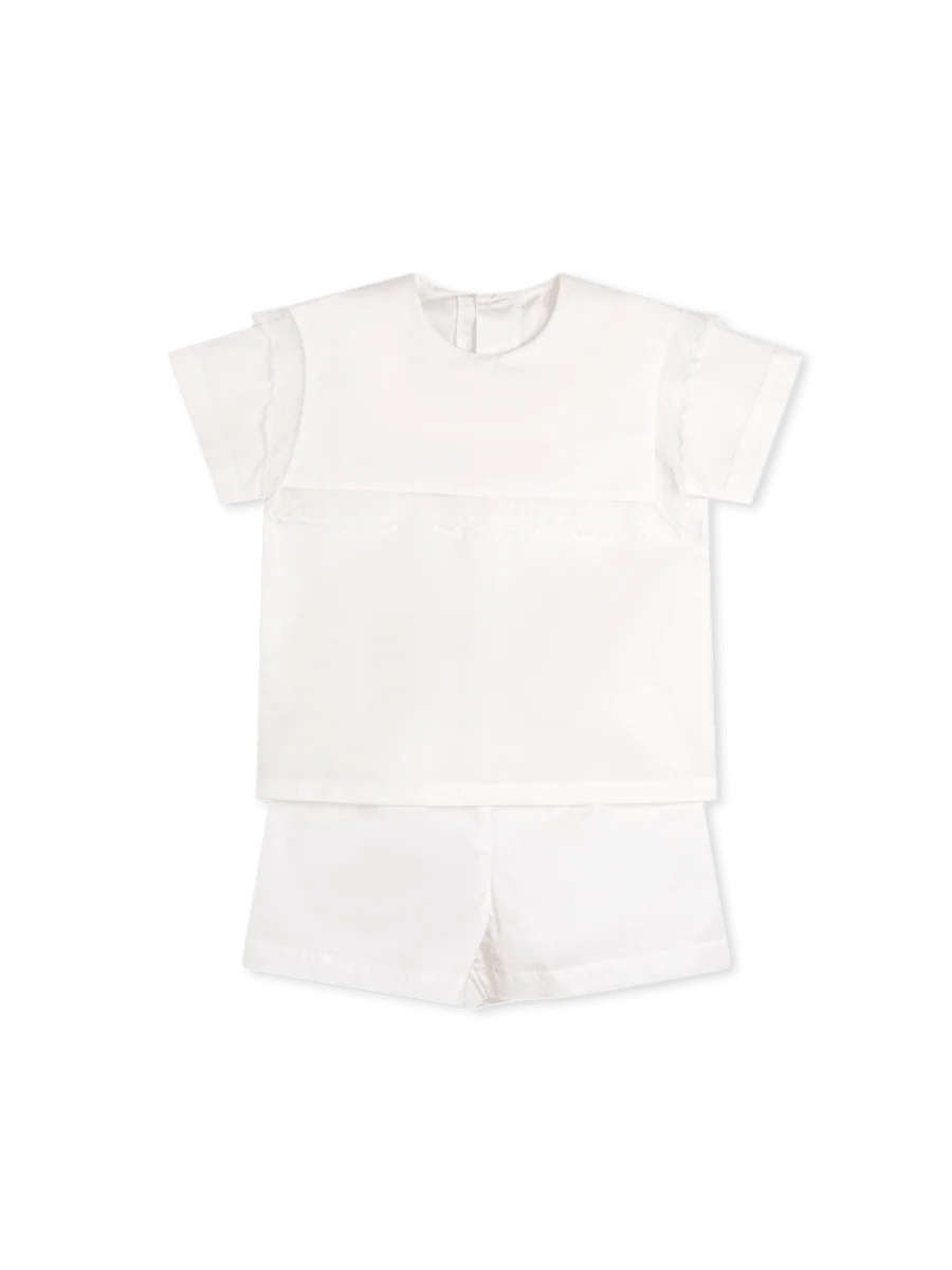 Christian Short Set Blessings White