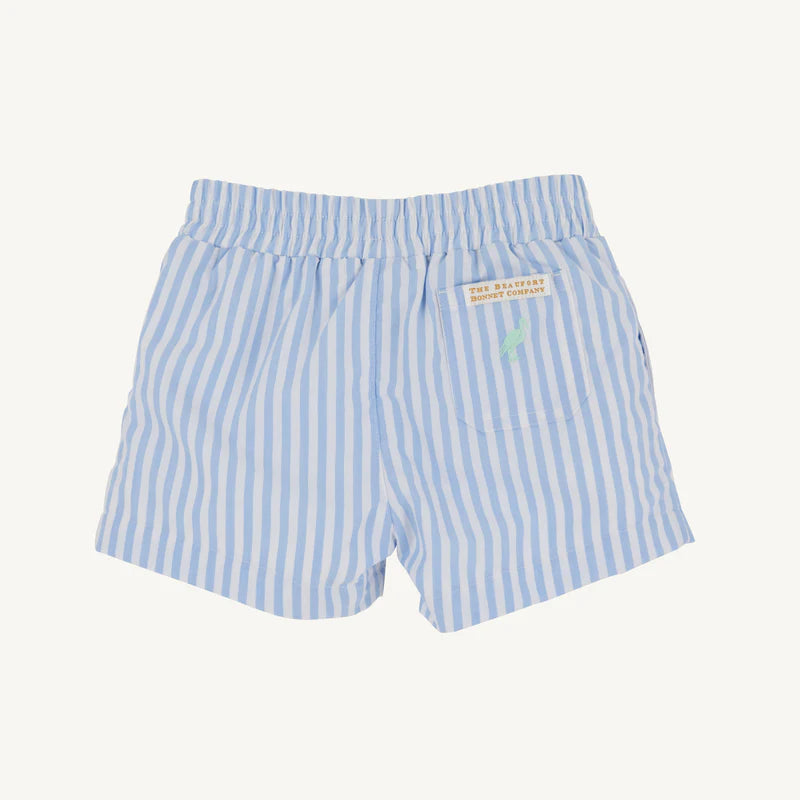 Sheffield Shorts Beale Street Blue Stripe/Grace Bay Green Stork