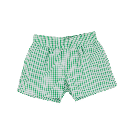 Sheffield Shorts Kiawah Kelly Green Windowpane/Multicolor