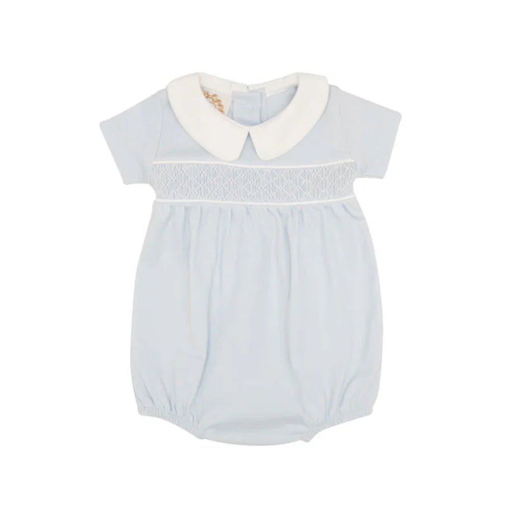 Short Sleeve Banbury Bubble Buckhead Blue & White