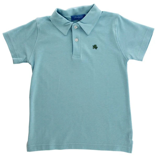 Henry Short Sleeve Polo Blue Jay