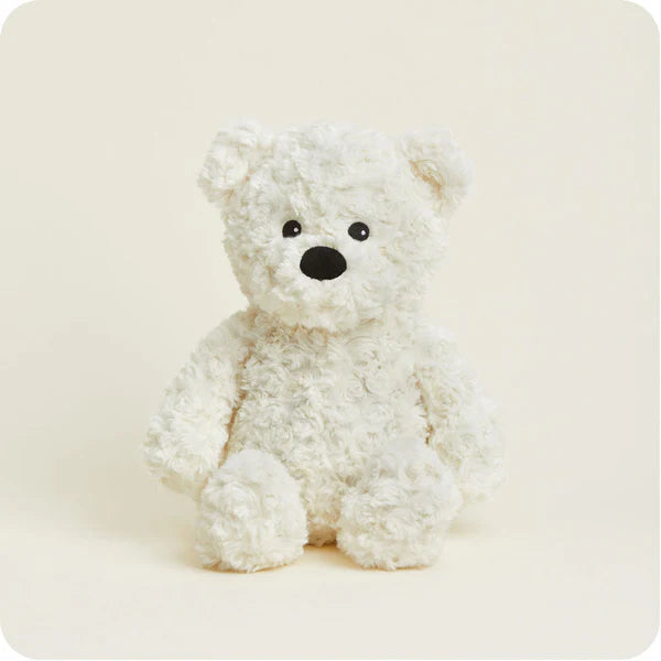 Cream Curly Bear Warmies