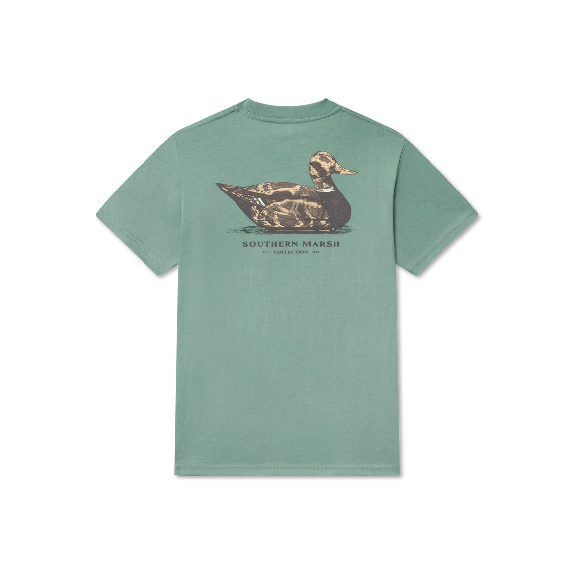 Youth Vintage Duck Decoy Tee Camo Burnt Sage