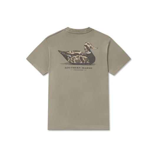 Youth Vintage Duck Decoy Tee Stonewall/Olive Camo
