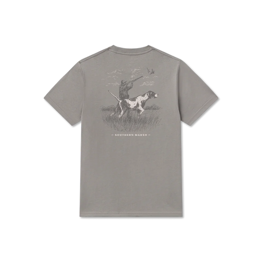 Youth Pointer Uplander Tee Dark Gray