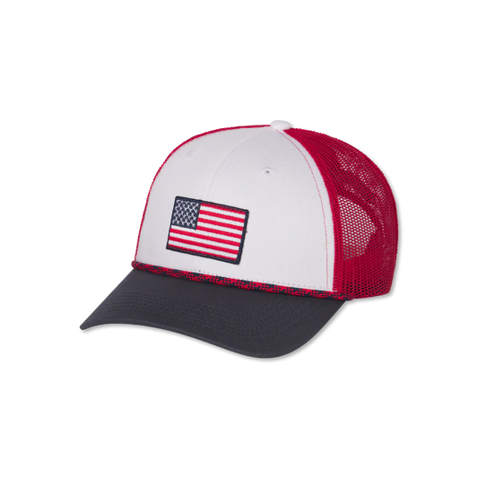Youth Trucker Hat Liberty White